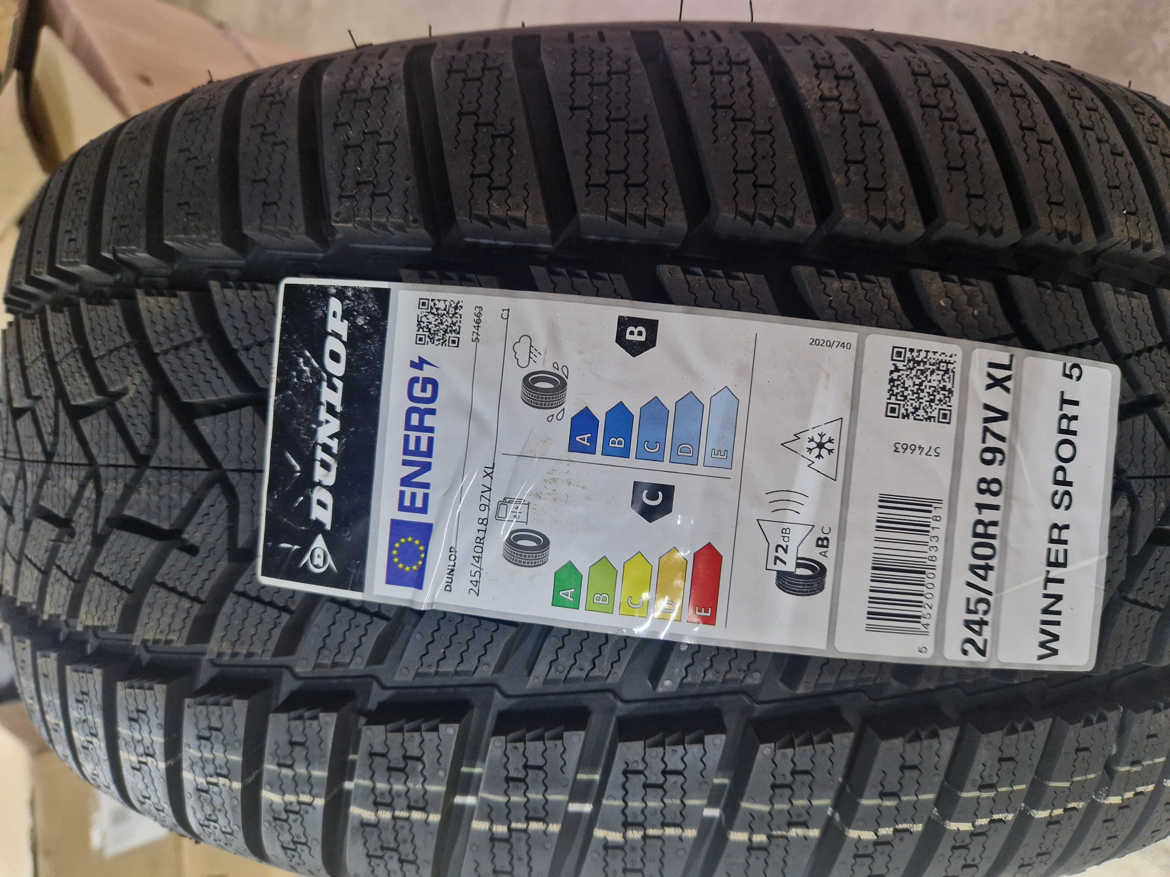 Dunlop WinterSport 5 245/40 R18 97V XL