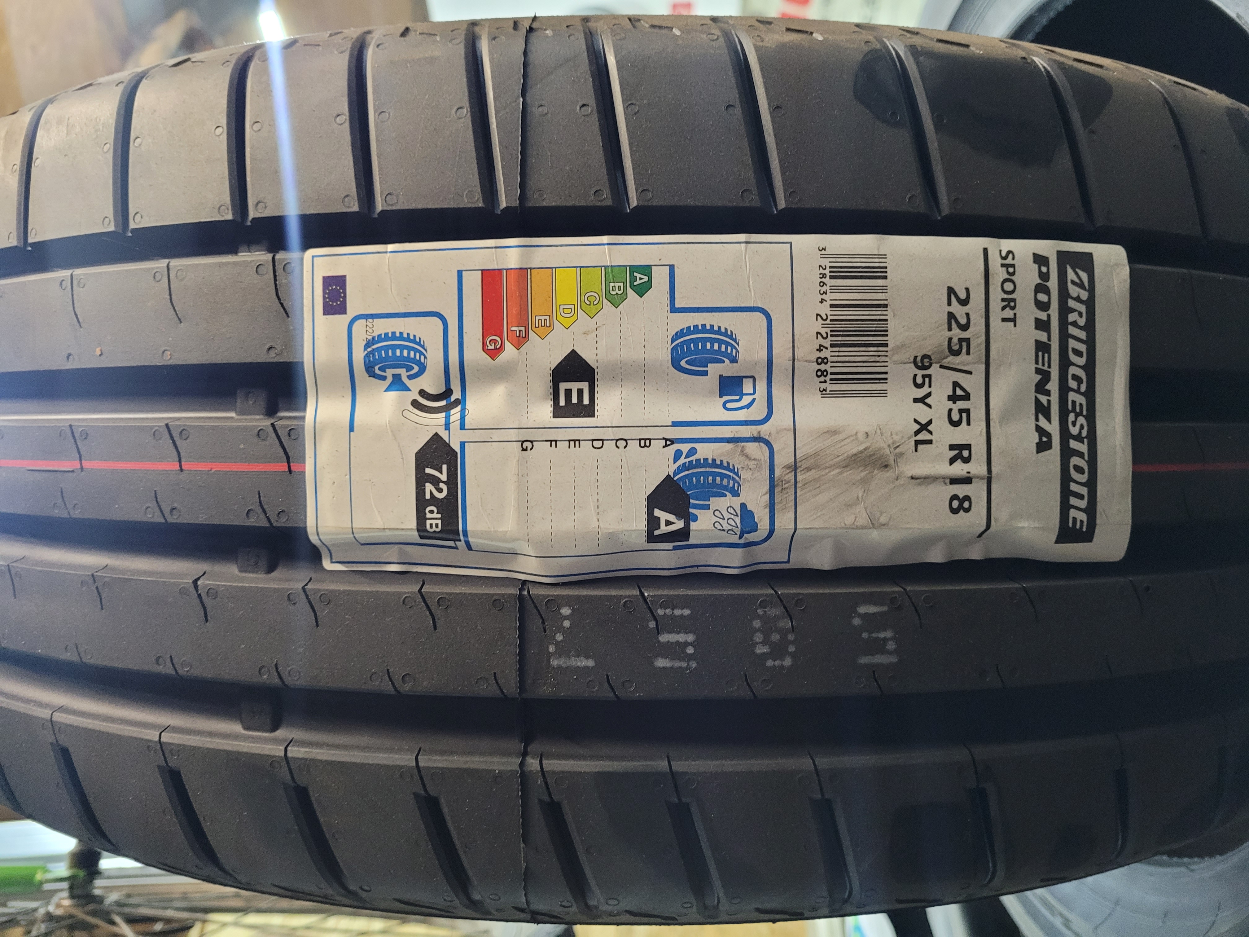 Bridgestone Potenza Sport 225/45R18 95Y XL