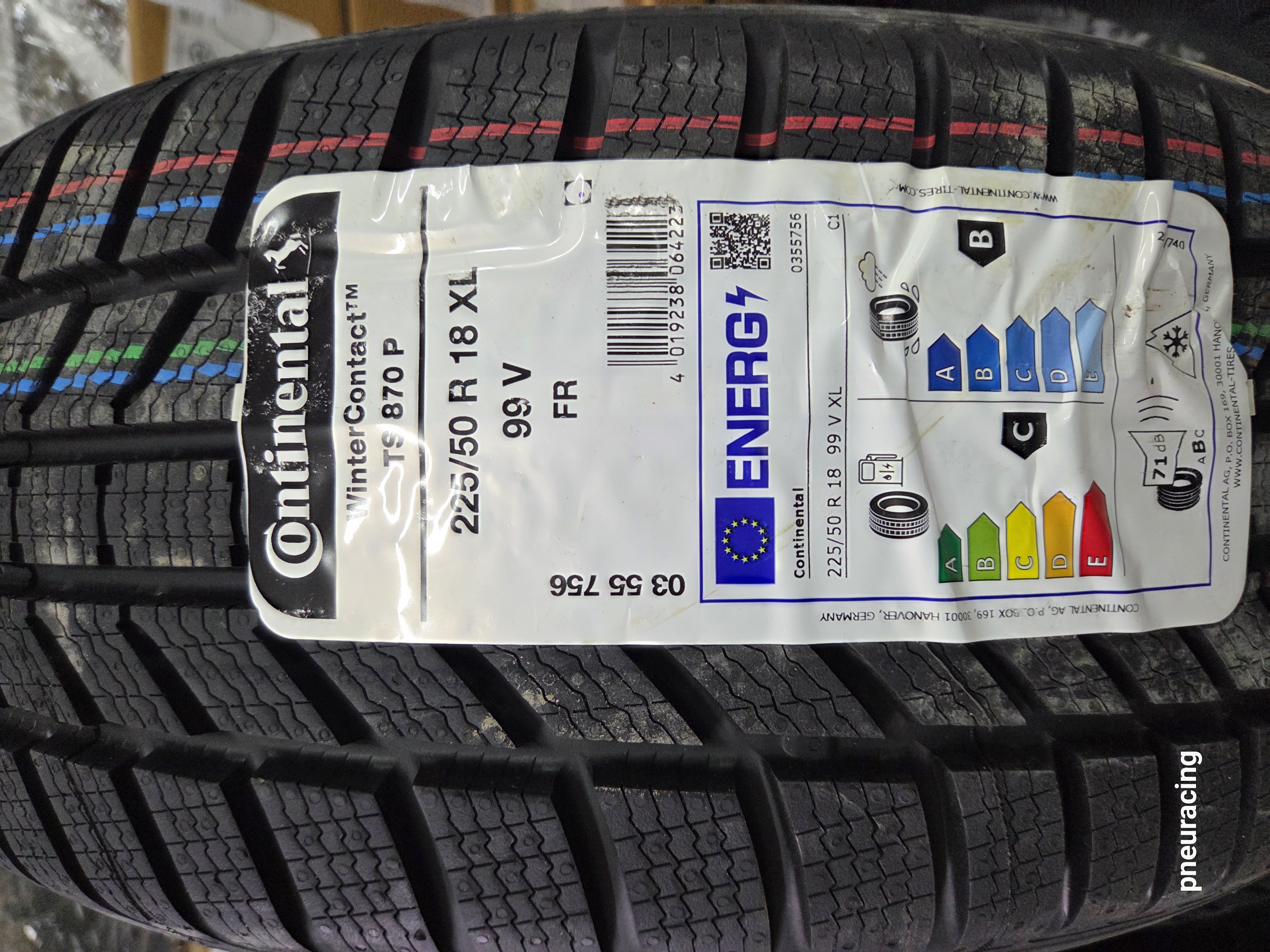 Continental Winter Contact TS870 P 225/50 R18 99 V XL