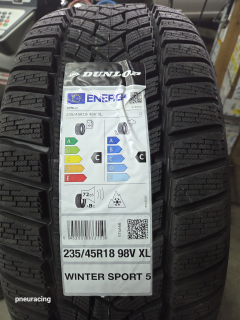 Dunlop Winter Sport 5  98V XL 235/45 R18