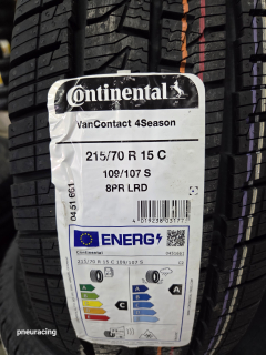 Continental Van Contact 4 Season   215/70 R15 C  109/107 C