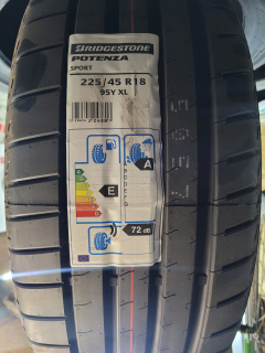 Bridgestone Potenza Sport 225/45R18 95Y XL